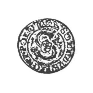 Szeląg 1613, Aw.Orzeł, Rw.Monogram, Kam.191 R; Gum.885