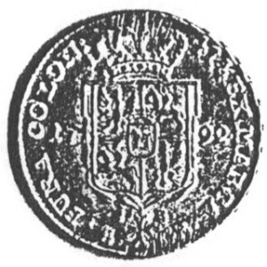 2 złote 1792, Kop.412.6a, l.just