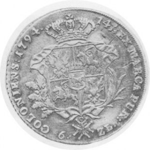 TALAR 1794 (6 Zł) Kop.428, Dav.l623