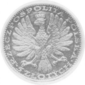 5 Złoty 1928 \Królowa Korony Polskiej\ emisja prywatna Amrogowicza