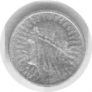 2 Złoty 1933, Ag, Kam.P-29b, nakł.110 szt.