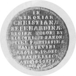 Dwugrosz 1727, Z okazji śmierci królowej Krystyny Eberhardyny, Kop, 11128 R3