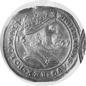 ZYGMUNT AUGUST Talar 1547, Kur. 892 fałsz. Majnerta