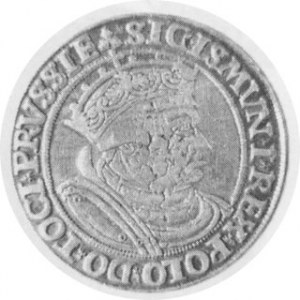 szóstak 1532 (1532), Aw.. ..PRVSSIE, Rw.. ..PRVSSI. H.Cz- (jak 321 R4 ale TERR.PRUSSI), Kur. -