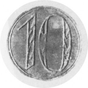 10 Fenigów 1920, „duża 10