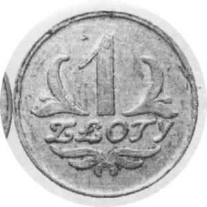1 Złoty, cynk. Bart. 67 R7
