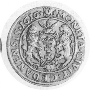 Ort 1616, kryza, CNG 157 a, Kop.7490 Rl, rysy na aw.