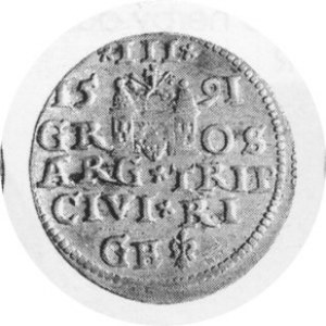Trojak 1591, Kop.jak 8186 a le bez znaku przed GE