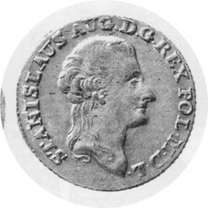Złotówka 1792 M.V., m. Warszawa, Kop. 2381, min. justunek na rewersie