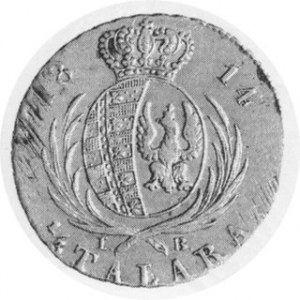 1/3 Talara 1814, Kop. 3702 R3, min. justunek
