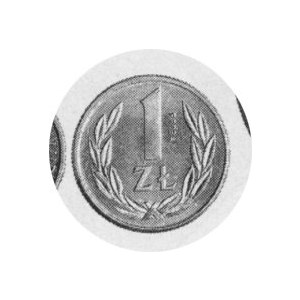 1 Złoty 1989, nominał, PRÓBA, Al., Fischer P. 072, nakł.?