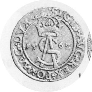 Trojak lit. 1562, Kop. 3304, Kurp. 819 R, starannie wybity, resztki połysku w tle