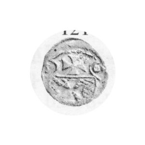 Denar elbląski 1556, Kop. 7100 R3, Tyszk. 7, drobne wżery, mała prześwitka
