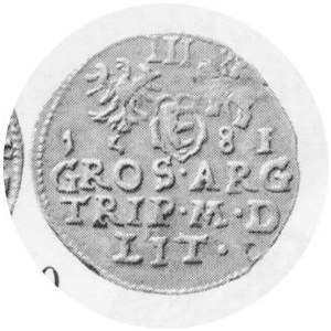 Trojak lit. 1581, Kop. 3365 R, Kurp. 295 R1