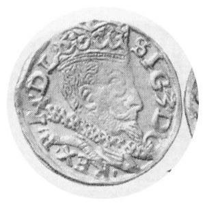 Trojak kor. 1597 IF MR, men. Lublin, Kop. 1093 R1, Kurp. 978 R1, bardzo ładny egzemplarz
