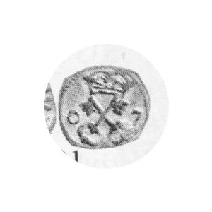 Denar poznański 1607, Kop. 7958 R4, Kurp. 1781 R5, Tyszk. 5,
w_vraz«v egzemplarz z ładną patyną