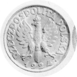 2 Złote 1924 H, men. Birmingham, rzadka w tym stanie