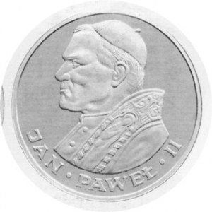 200 Złotych 1986, Jan Paweł II, stempel lustrzany, Such. XIV 27, nakład 75 sztuk