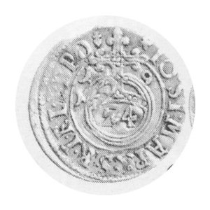 Półtorak 1619, Kop. 3872 R3, dwukrotne uderzenie stempla