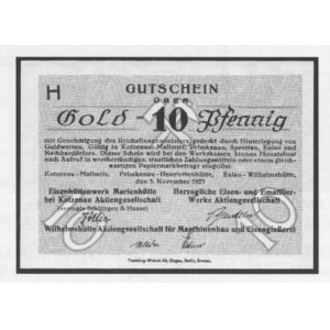 10 Goldfenigów - 3.11.1923, Meyer 3, H