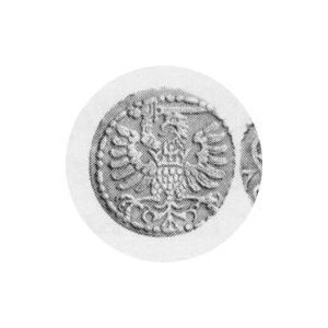 Denar 1576, Kop.7415 R4, Tyszk.10, ładna patyna, ładny i wyraźny egzemplarz