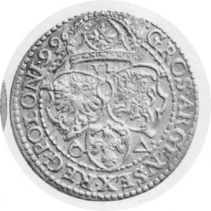 Szostak 1599, men. Malbork, mała głowa, Kop. 1245 Rl, Kurp. 1434 R2