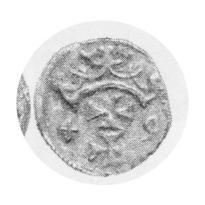 Denar gdański 1549, Kop.7345 R4, Kurp.920 R2
