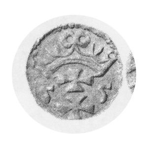 Denar gdański 1555, Kop.7351 R3, Kurp.926 R3