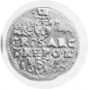 Trojak koronny 1600 L - IF, men. Lublin, Kop. 1168 R, minimalnie niedobity