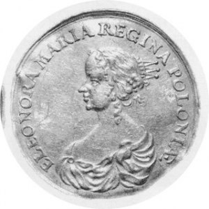 3 Dukaty medalowe, popiersie króla w prawo / popiersie królowej Eleonory Marii w lewo, waga 10,03 g , H.Cz.2395 R5,...