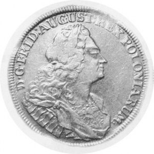 Gulden ( 2/3 Talara ) 1723 IGS, Kop. 10947 Rl, minimalnie niedobite najwyższe szczegóły awersu, ładny egzemplarz