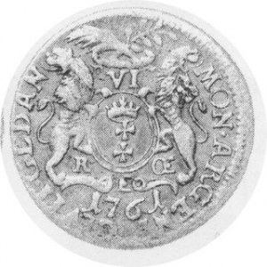 Szostak gdański 1761 REOE, Kop. 7751 R2, CNG 413