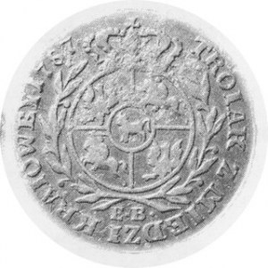 Trojak 1787 EB z miedzi kraiowey, Plage 191