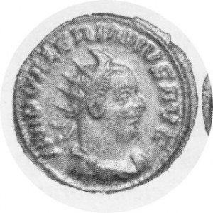 Antoninian 257 ne, na rewersie stojący Walerian i Gallien, C.169
