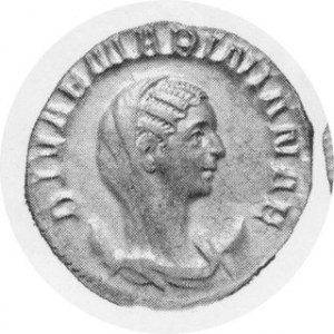 Antoninian pośmiertny, Augusta lecąca na pawiu do nieba, CONSECRATIO, C.16