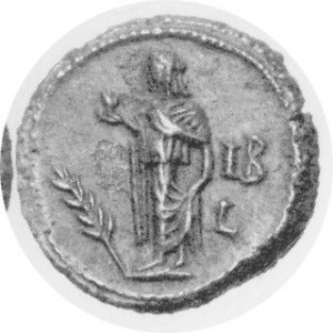 Tetradrachma aleksandryjska IB L ( = 264 / 266 ne ), piękny stan zachowania