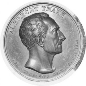 Albrecht Thaer 1839, brąz 0 50 mm