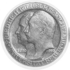 3 Marki 1910 A Uniwersytet Berlin, J.107