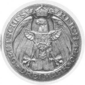 3 Marki 1910 A Uniwersytet Berlin, J.107