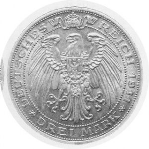 3 Marki 1911 A Uniwersytet Wrocław, J.108,100.00