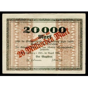 20, 50 i 100 Miliardów Marek / 20.000 Marek - VIII.1923, Meyer 99-101, razem 3 sztuki