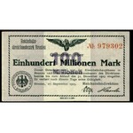 50 i 100 Milionów Marek - 27.09.1923, Meyer 7, 8, razem 2 sztuki