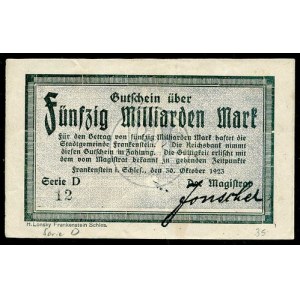 50 Miliardów Marek - 30.10.1923, Meyer 12