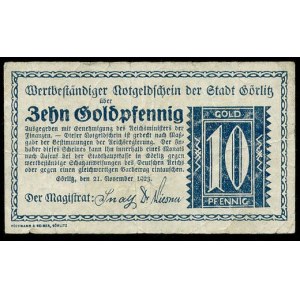 10 Goldfenigów - 21.11.1923, Meyer 19