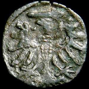 Denar gdański 1554, CNG 81 VI, T.8, Kop.7350 R4