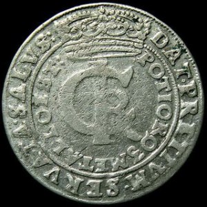 Tymi koronny 1664 AT , Kop.1787, Kurp.509 R, pełna czytelność, niezła prezencja