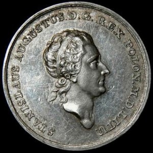 Półtalar próbny 1771, Plagę 473, ten sam egzemplarz 20 WCN 563, waga 15,51 g , moneta wybita po roku 1771, ładny wy...
