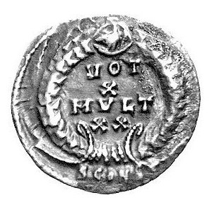 Silikwa, Aw. Popiersie w prawo, napis, Rw. W wieńcu napis: VOT/X/MVLT/XX, pod wieńcem napis S.C / NS, C 144, waga 1...