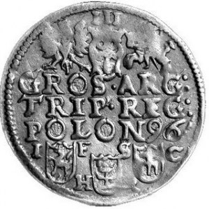Trojak 1596, I-F S-C H-R, m. Bydgoszcz, Kop. 1046