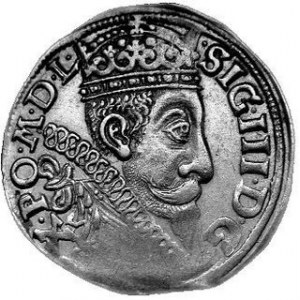 Trojak 1597, S-C H-R napis w 2 wierszach, m. Bydgoszcz, Kop. 1069 R